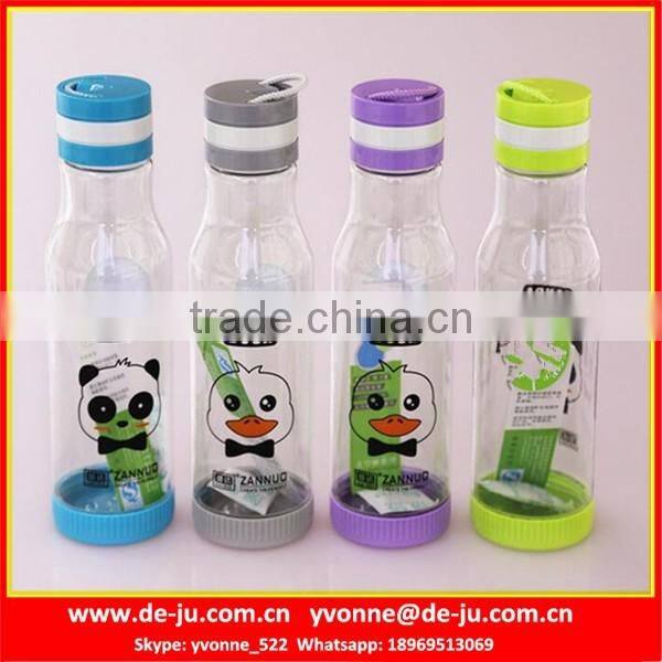 Emoji Printing Plastic Vacuum Bottle