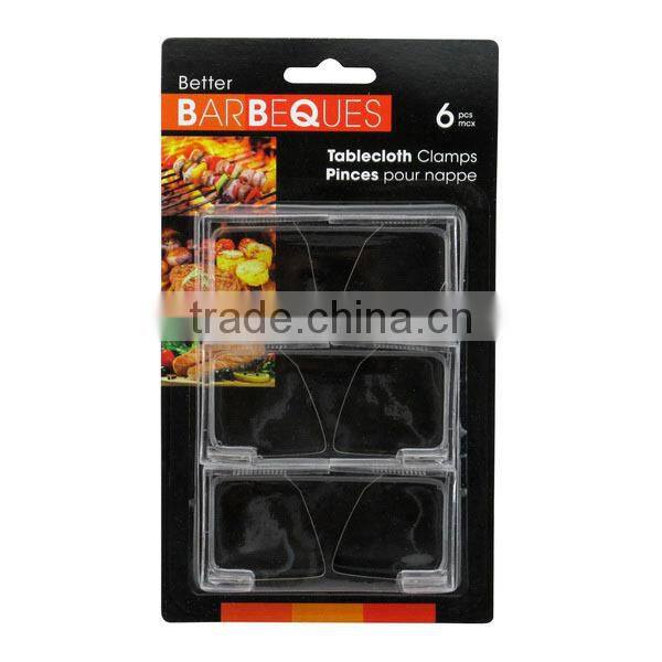 6PK Plasitc tablecloth clamps