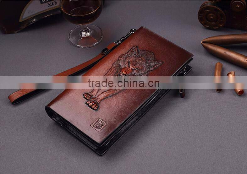 Genuine Leather Wallet, Smart Bluetooth Mobile Control Anti-theft, Anti-lost,Alarm,Multi-functional Business Gift Purse