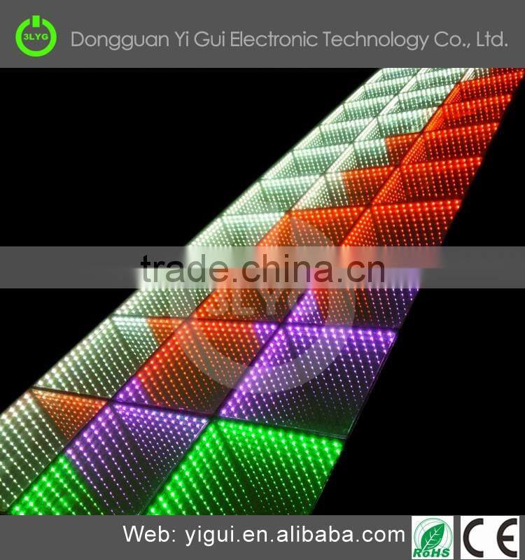 factory direct sale 3 D dance floors /light up led dancing floor