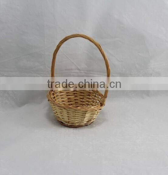 hot sell cheap hand weave rattan flower basket / fruit basekt decoration / wicker storage basket