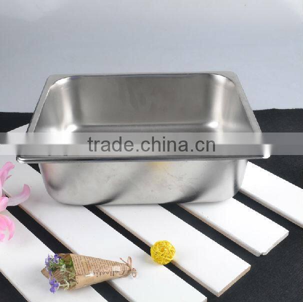 stainless steel 1/1 GN serving tray