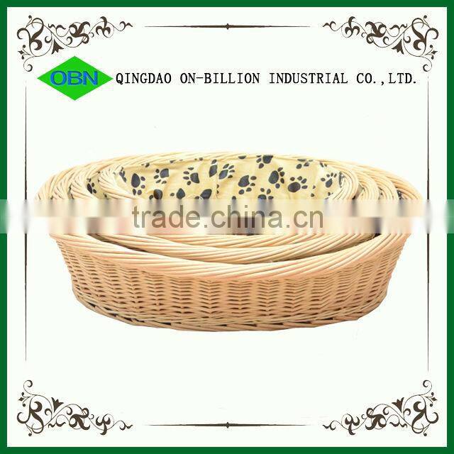 Decorative wicker pet house cat bed wholesale