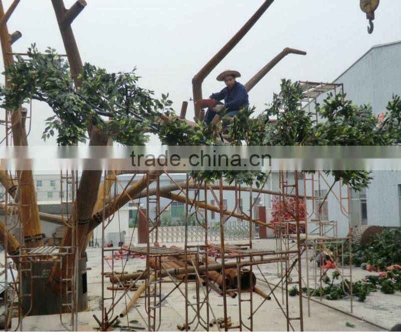 SJ2017872 huge artificial ficus dry tree without leaves for outdoor