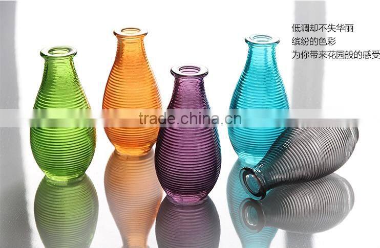 glass vase with animal design /zebra stripe,leopard print,giraffe pattern in gold color