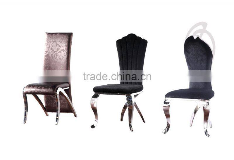 A8068 tempered glass long narrow 12 seater dining table for home using