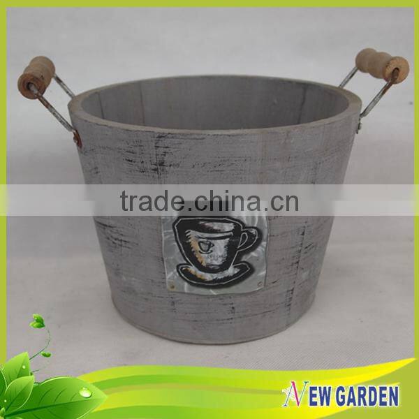 2015 Trending Hot Products Round Flower Pot Molds/Barrel Shape Flower Pot