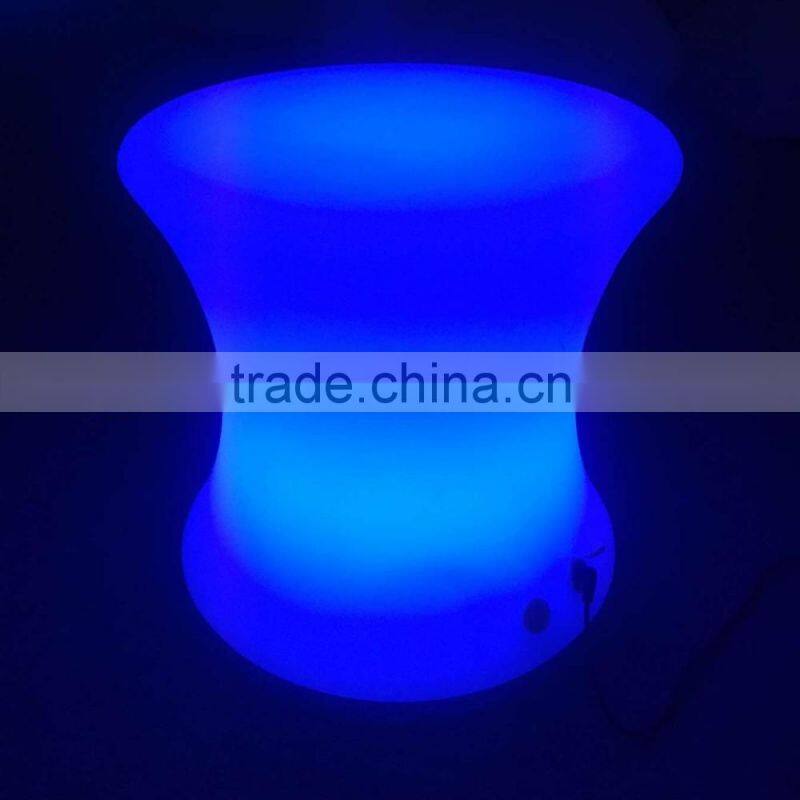Plastice durable led stool/ color changing led stool light