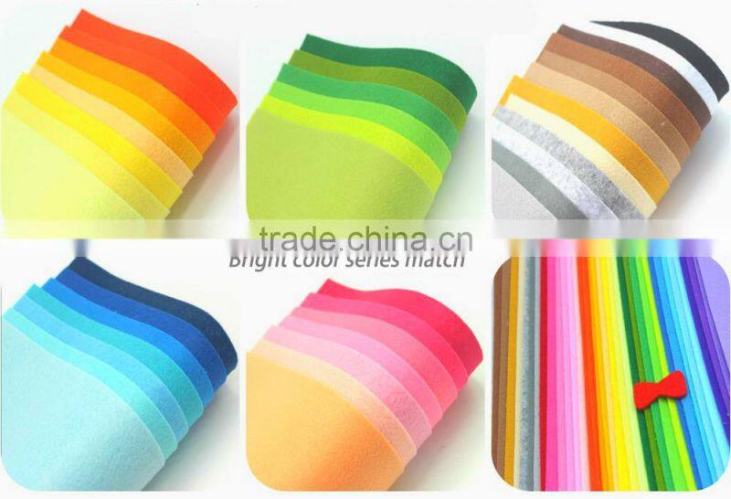 Good quality but cheap felt fabric,felt squares