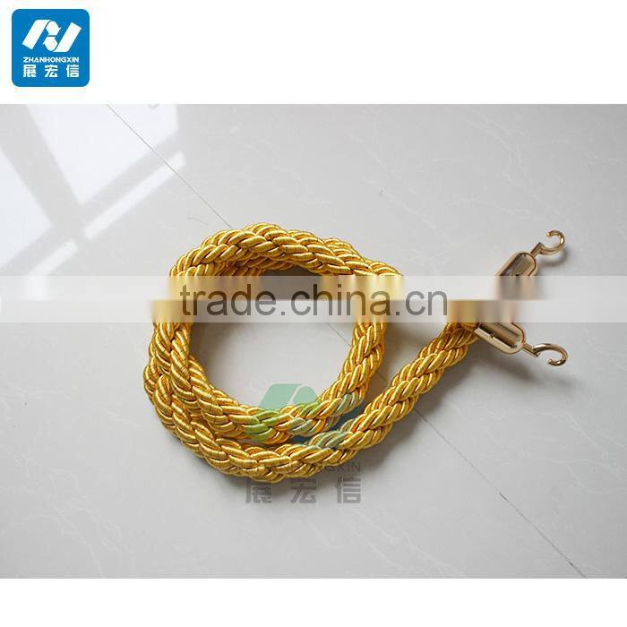 Portable Crowd Control Barrier Rope Queue Twisted Rope Barrier