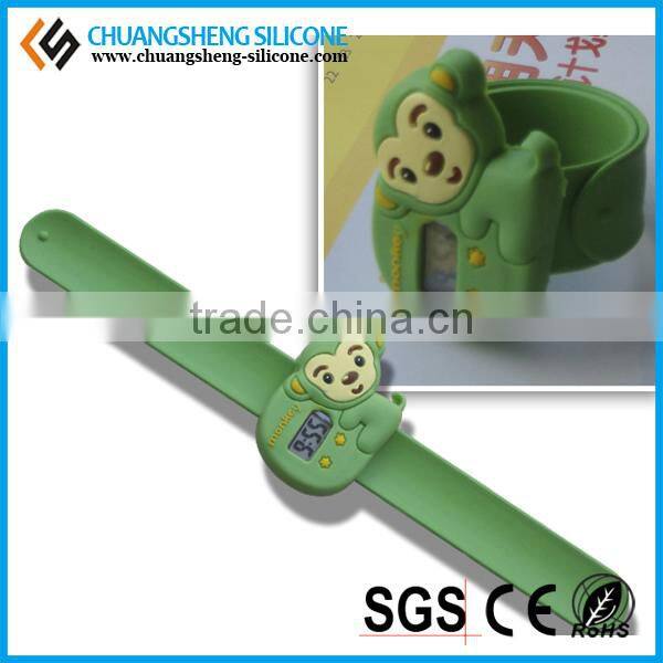 Customized production wholesale price cute animal silicone bracelet