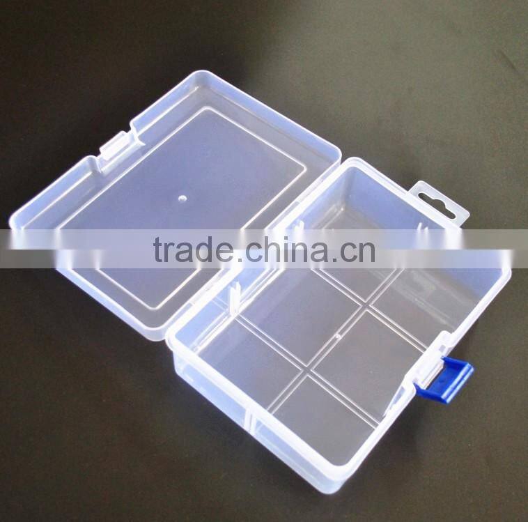 16.5x12cm Rectangle Clear Polypropylene Plastic Packaging Boxes Storage