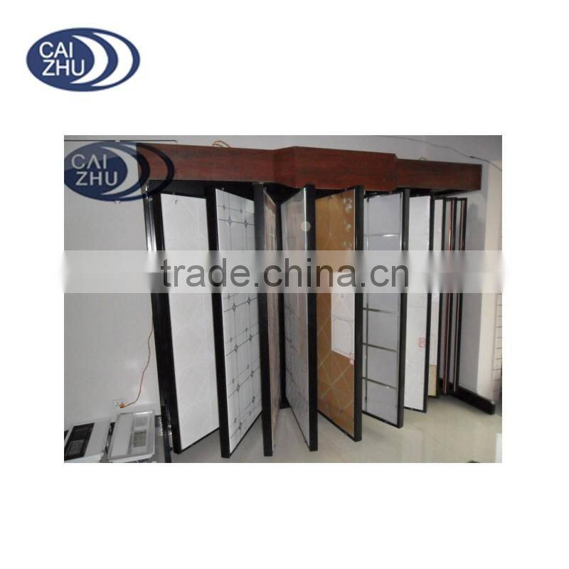 Any color Steel tube painted MDF board ceramic tile display