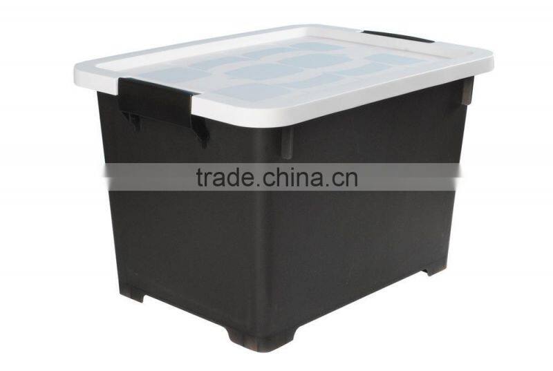 22L plastic storage Box / Finishing Box with cover and lock