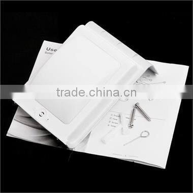 2016 Amazon Type Led Solar Garden Sensor Steel Light Rainproof Wireless Security Motion Sensor Activitived Led Light