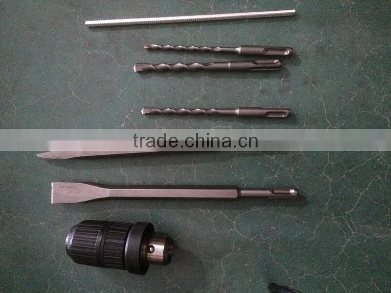 800w 3 Function SDS-PLUS Chiseling Drilling Rotary Hammer Machine Portable Electric 26mm Hammer Drill With Fast Chuck