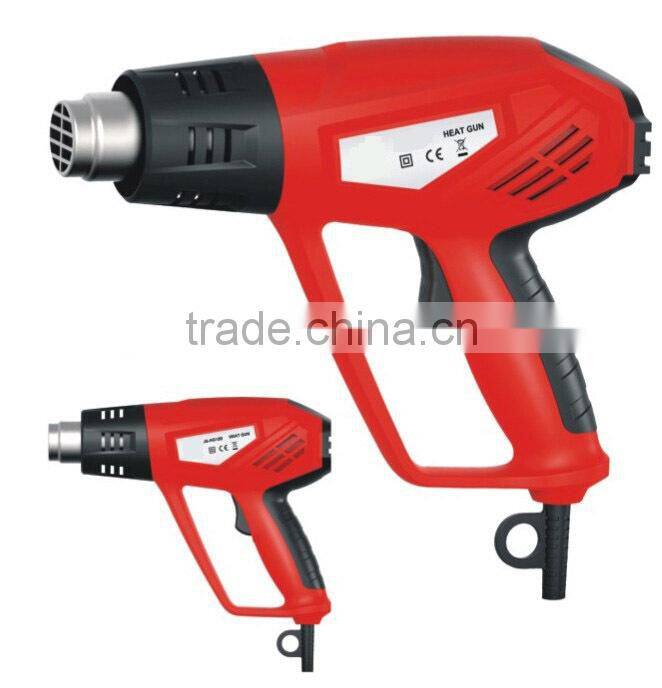 Double Handle 2000w Power Hot Air Gun Plastic Welding Shrinking Tools Mini Electric Heating Gun
