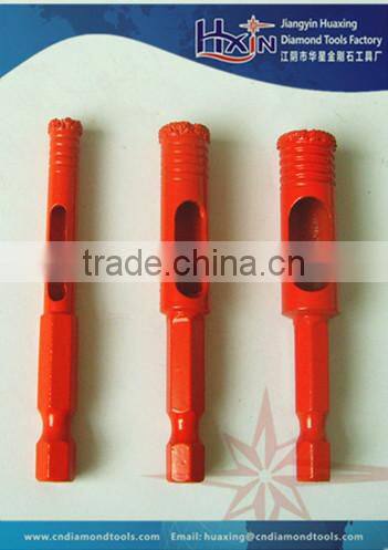 Brazed diamond core drill bit /special shank drill bit