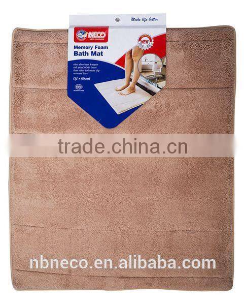 Memory foam bath mat