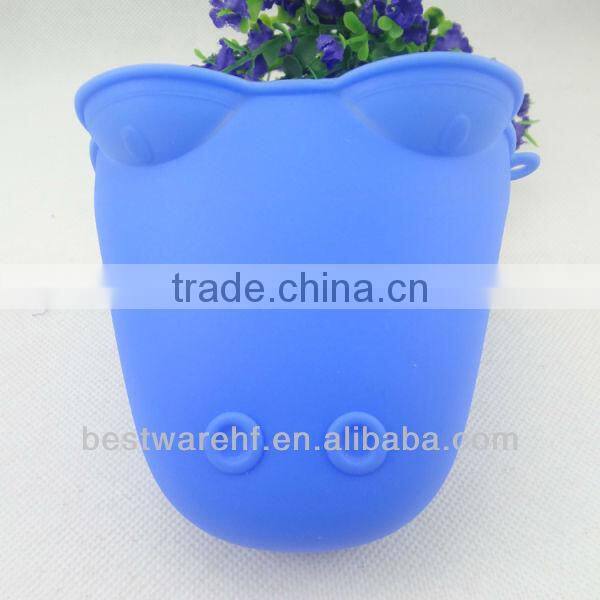 Funny animal shape silicone high temperature oven mitts