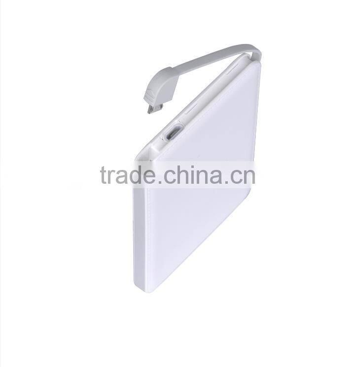 ultra slim wallet power bank mobile power bank