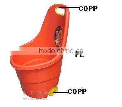 48Ltr wheelie barrel garden cart,handy wheelie bin