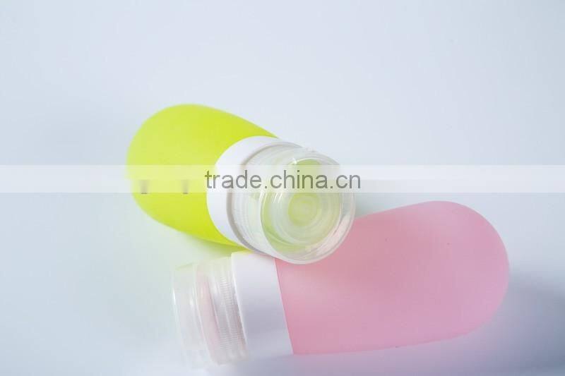 Personal Care Silicone Shampoo Liquid Dispenser Bottle Great Travel Accessory
