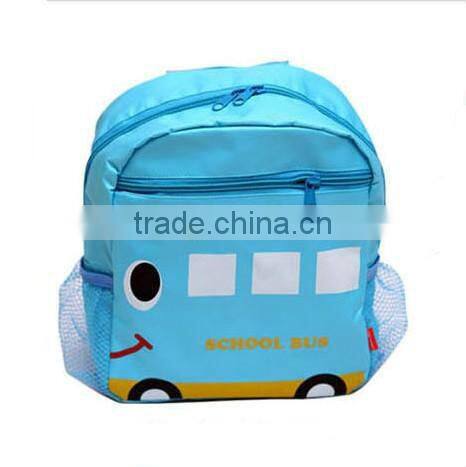 2013 newest cartoon style school bag for kids with PU