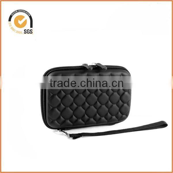 Protectron T5 2.5" Inch Portable Case For Hard Drive HDD. Protective Bag With Flower Texture. Blue By Chiqun