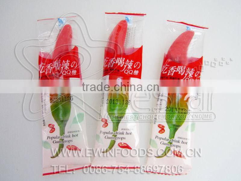 Special Vegetable Pepper Shape Gummy Soft Candy
