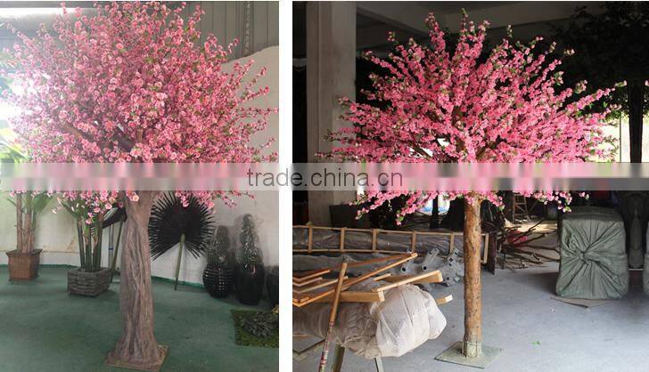 Artificial Indoor Cherry Blossom Tree Fake Wedding Wishing Blossom Tree Plastic Flower Trees And Plants Sale Peach Blossom