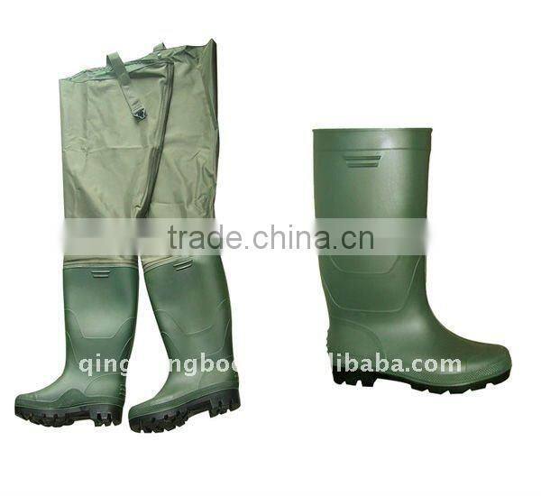 Camo Nylon/PVC hip wader