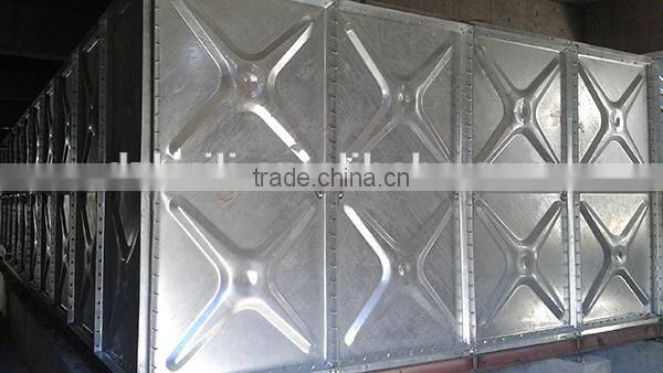 Factory price!! Dezhou Huili galvanized steel 5000 liter water storage tank