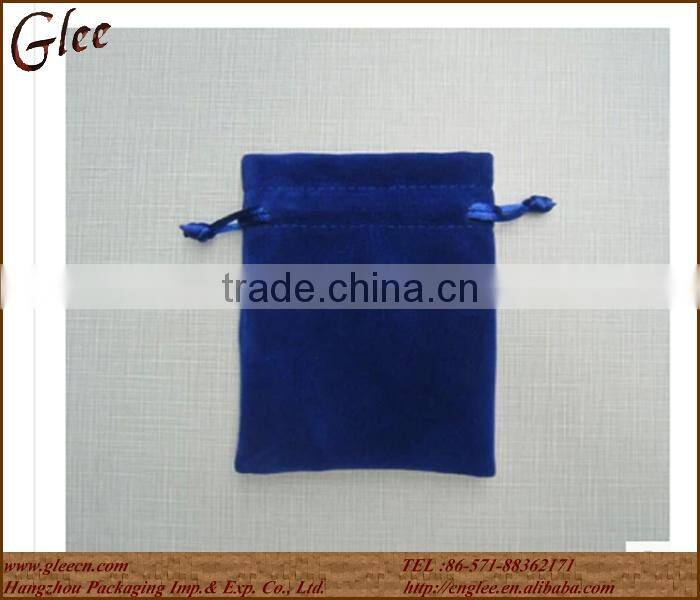 cheap suede fabric bag for jewelry packing