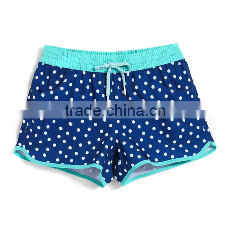 Brand Woman Swim Wear Surfing Suits Active Bermudas Quick Dry Boxers Trunks Women Swimwear Beach Board Shorts Wholesale CUSTOM