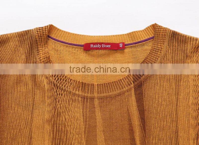 factory wool knitting pattern crew neck winter men sweater
