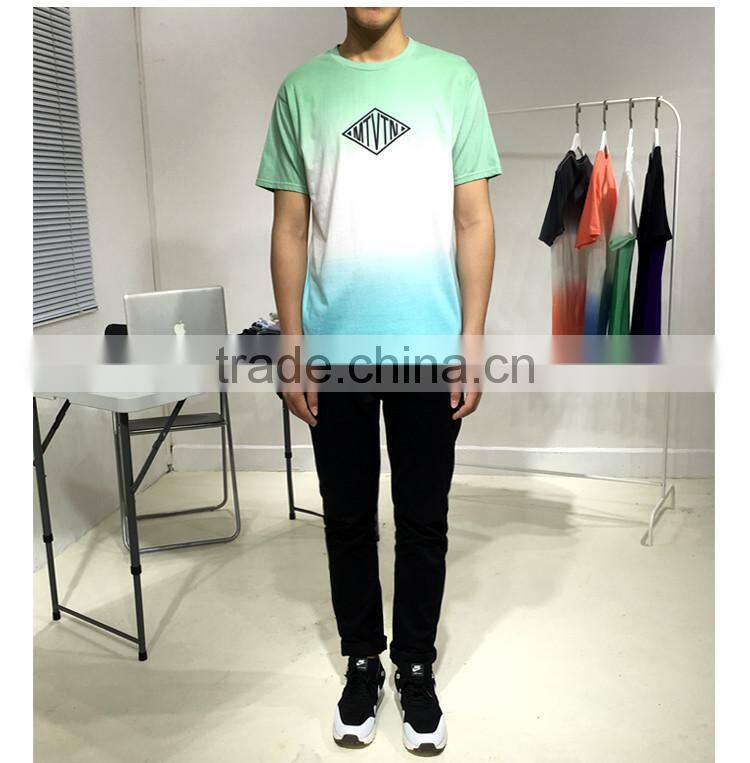 Men Dip Dye T-shirt ,tie dye T-shirt,