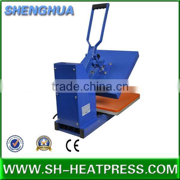 Most popular sublimation manual flat heat press machine 15x15