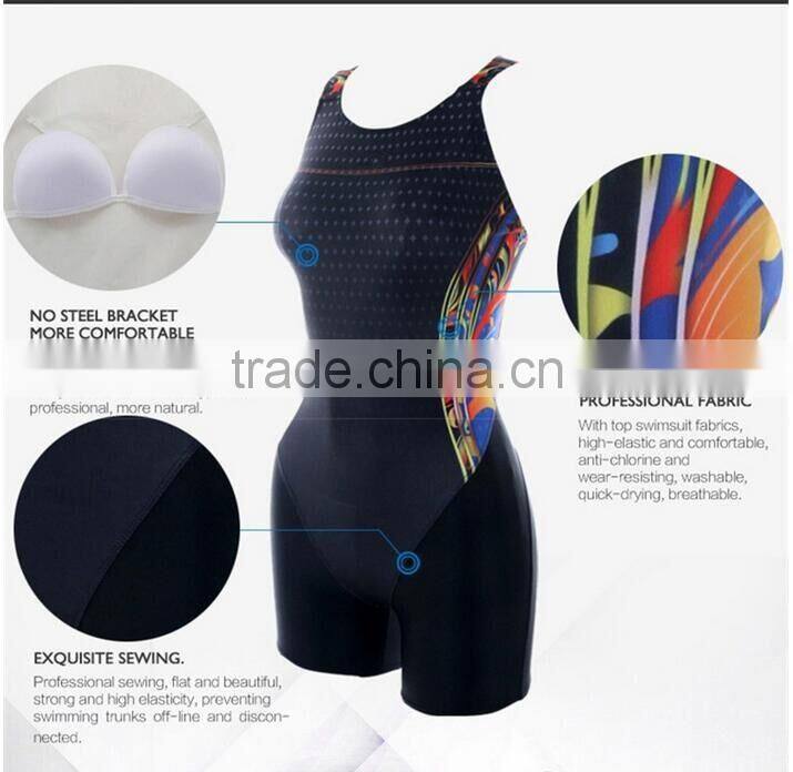Hot sale shiny colorful swim suit free design sample /sexy girls swimming suits