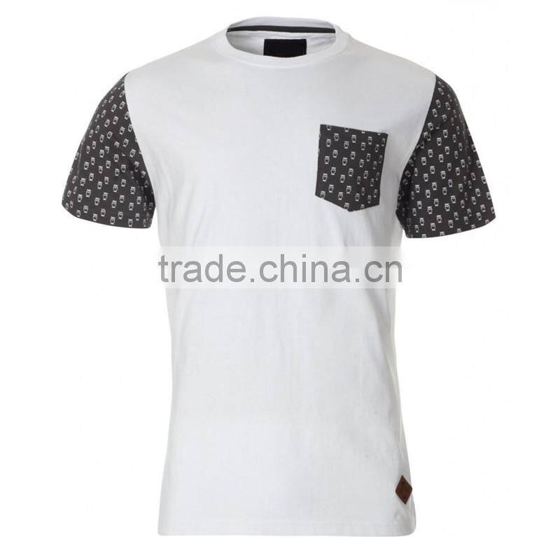 Custom blank white t shirt men