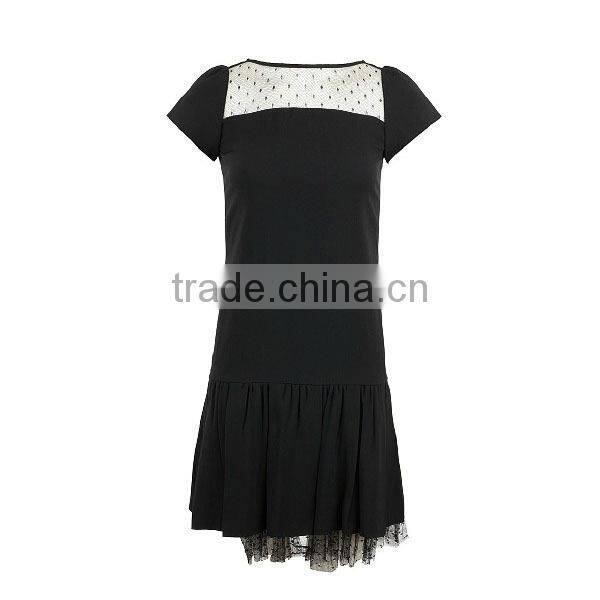 Modern design popular short sleeved low moq clothing