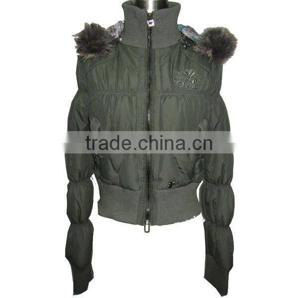 Ladies sexy winter wear jackets with hood