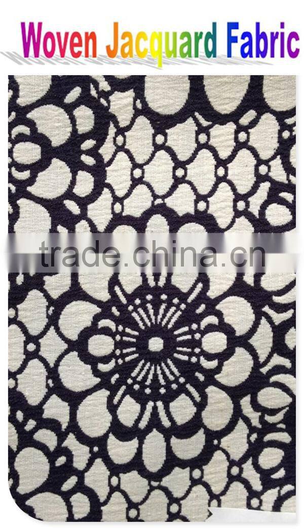 new arrival cotton poly jacquard jacket fabric chenile for curtains coats suits dress