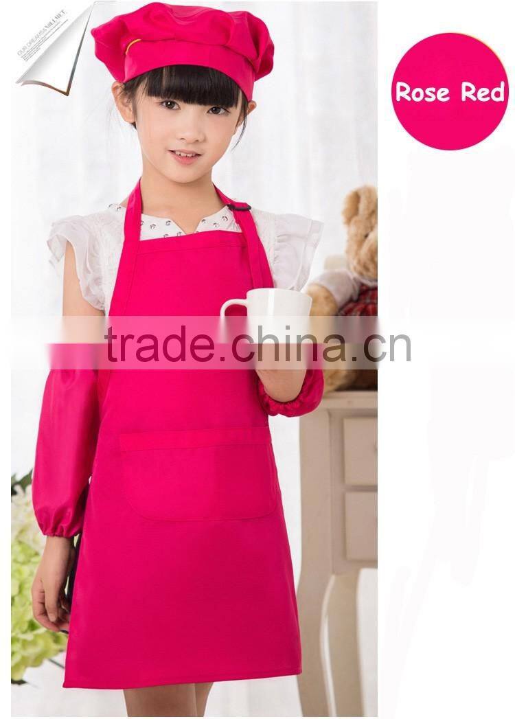 Apron,Polyester Kid Apron Children Apron