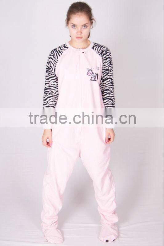 Overall Sleepsuit Adult Footed Pajamas Couple Onesie