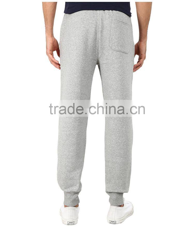 Men 100% cotton cuff men jogger pants