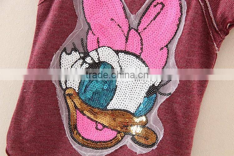 2017 summer new Korean children Girls baby shorts suit girls clothes sets 2 piece clothing for kids