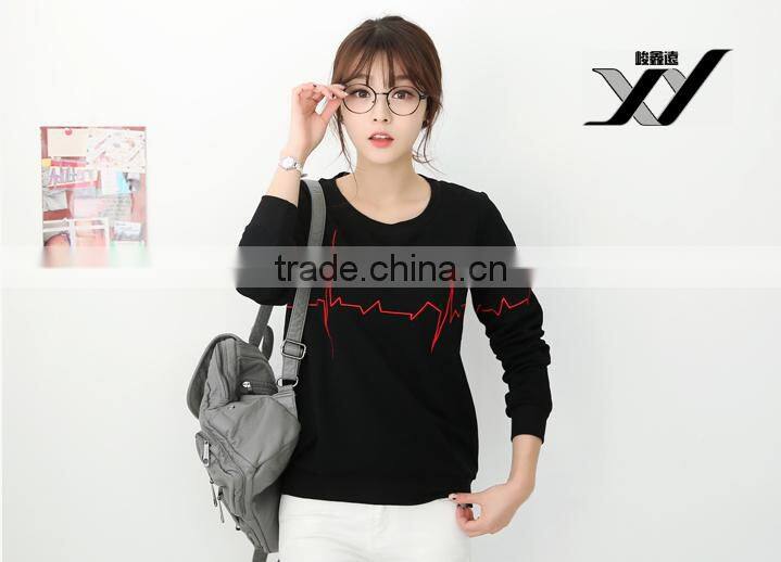 casual women long sleeve tshirt