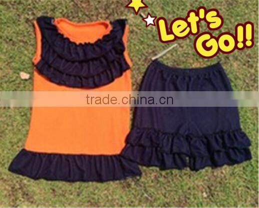 2015 Fashion baby winter fall chevron pajamas outfits girl clothing set gigle moon remake sets