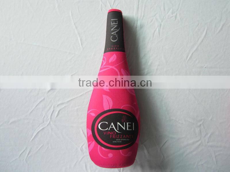 GR-B0141 custom neoprene champagne bottle cover